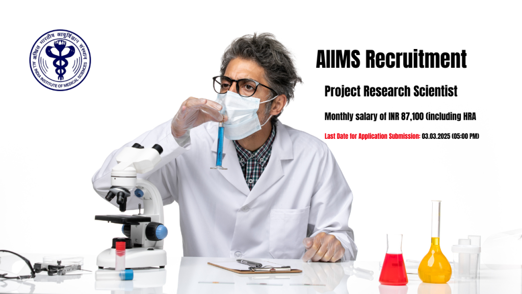 AIIMS Recruitment For Acute Lymphoblastic Leukemia Project Research Scientist