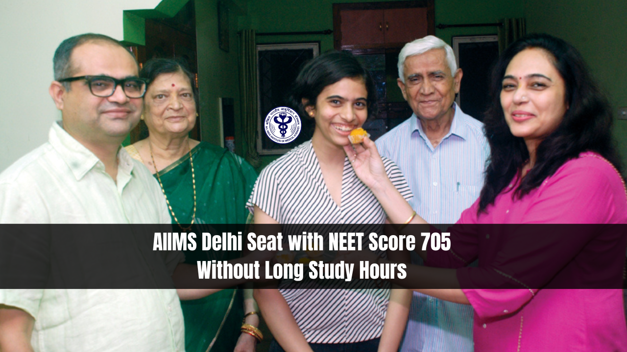 AIIMS Delhi Seat with NEET Score 705 Without Long Study Hours
