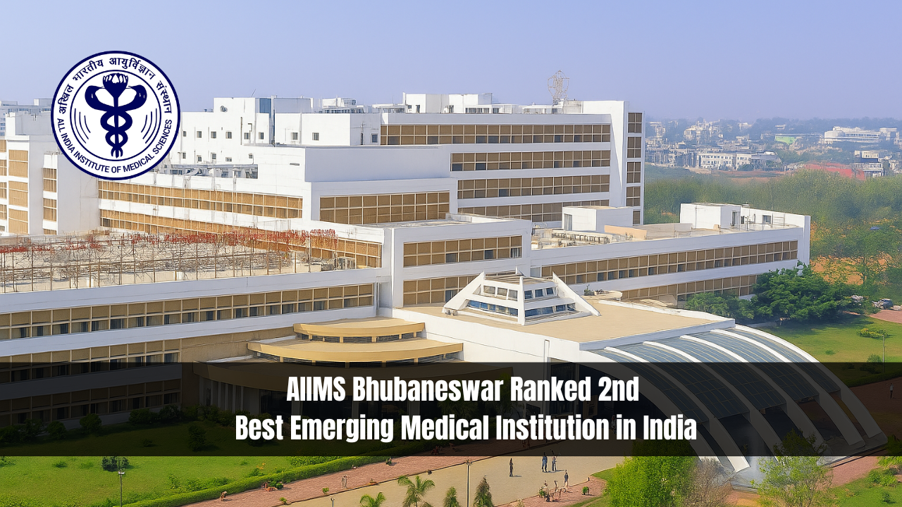 AIIMS Bhubaneswar Ranked 2nd Best Emerging Medical Institution in India