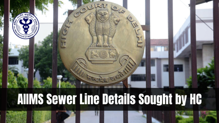 AIIMS Sewer Line Details Sought by HC